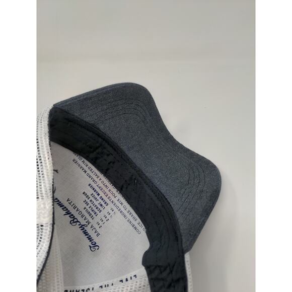 Tommy Bahama Slideback Mesh Back Hat Gray & White Embroidered Logo One Size - Picture 9 of 11